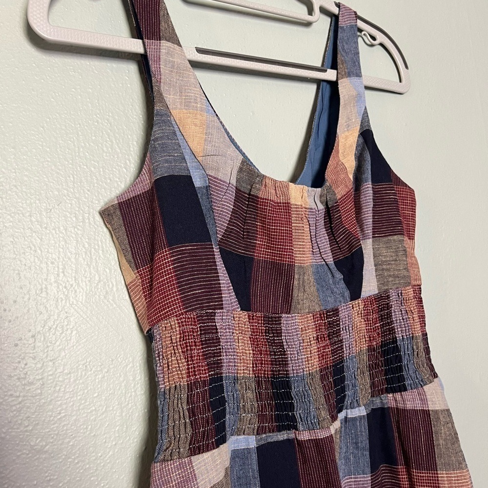 NWT Heartloom checkered mini dress plaid cottagecore prairie - Picture 5 of 6